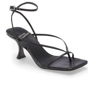 Jeffrey Campbell Fluxx Black Sandal (Nwt)